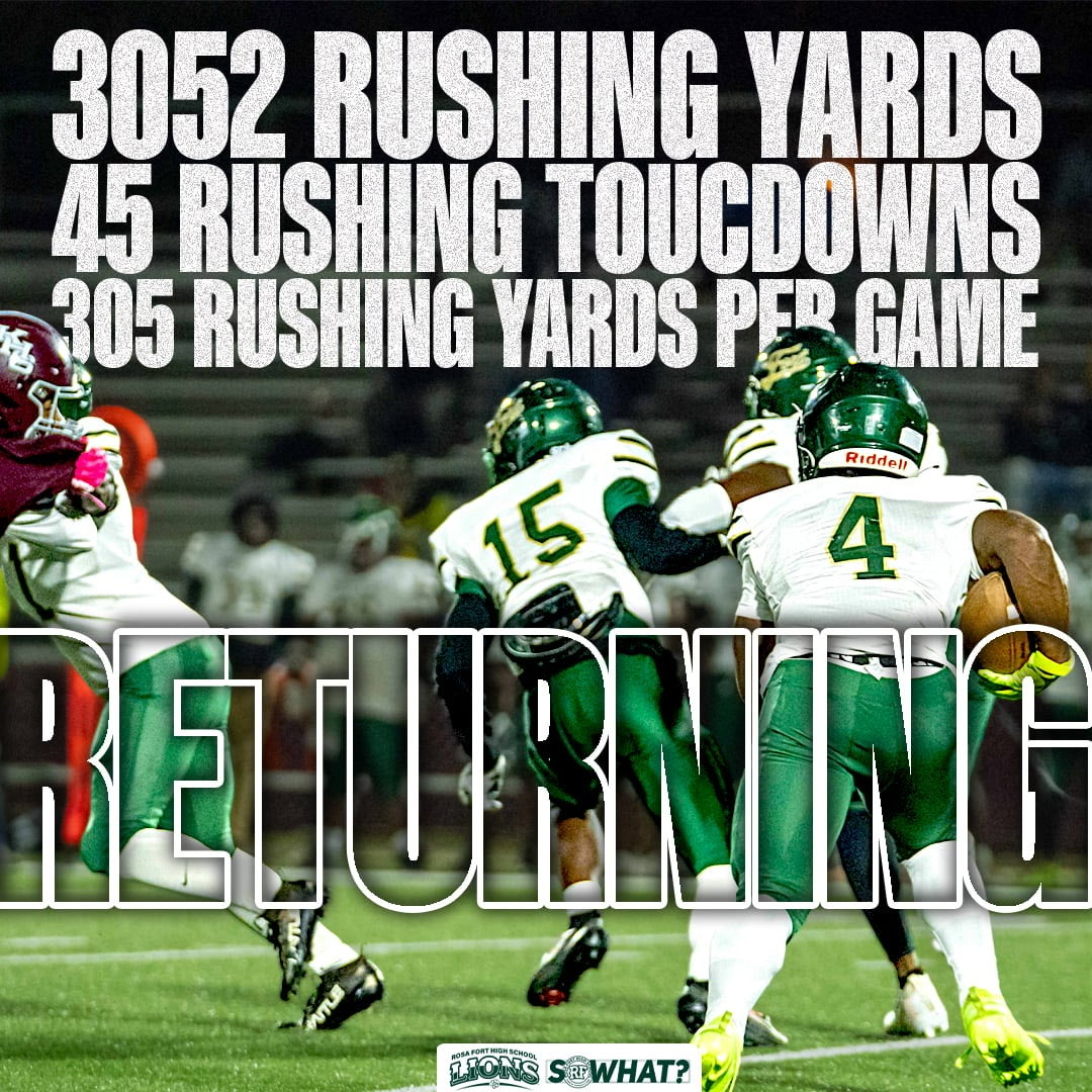 CoachNickson1's tweet photo. Top single wing team in the State of Mississippi. 42 ppg in regular season last year . Broke the school record for points TWICE . One change on offense revitalized a program. Forever a single wing guy now .‼️ #SoWhat 🦁💛🏈💚

@blake_levine @bshields0244 https://t.co/6gUgDThTGl
