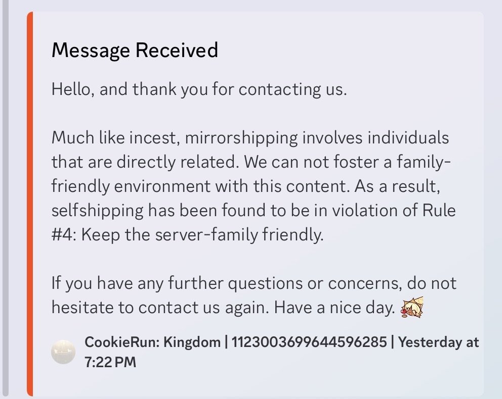 hier0phyr's tweet photo. NO FUCKING SHOT THIS WAS AN ACTUAL BAN MESSAGE LMFAO . https://t.co/FbslH8dhsT