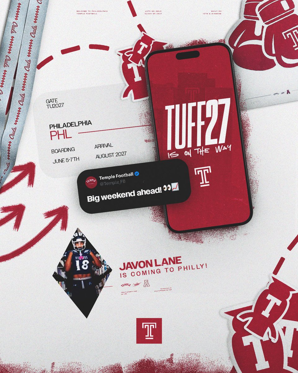 JavonLane18's tweet photo. Locked in!!!!
@Temple_FB 
@CoachChiTUFF https://t.co/splJnearlT