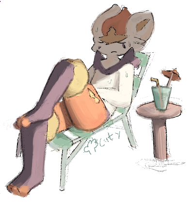 Cataclysm_02's tweet photo. doodle to express that hace un chingo de calor donde vivo ayuda cabrones https://t.co/v61WBCyBmH