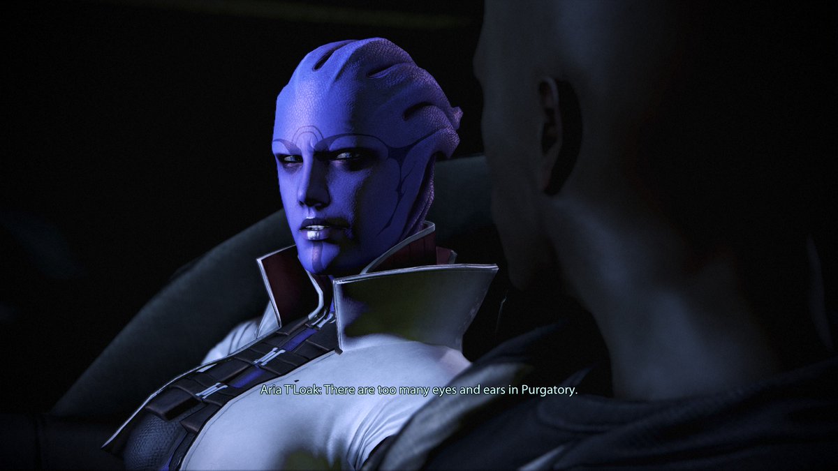 thebluelynx297's tweet photo. I need no excuse to post Aria T'Loak https://t.co/wpIaLuQ7S8