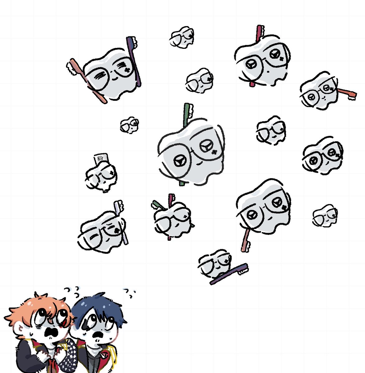 Q42675305's tweet photo. トレイ・歯・クローバーの襲来 https://t.co/f2s9a4XslA
