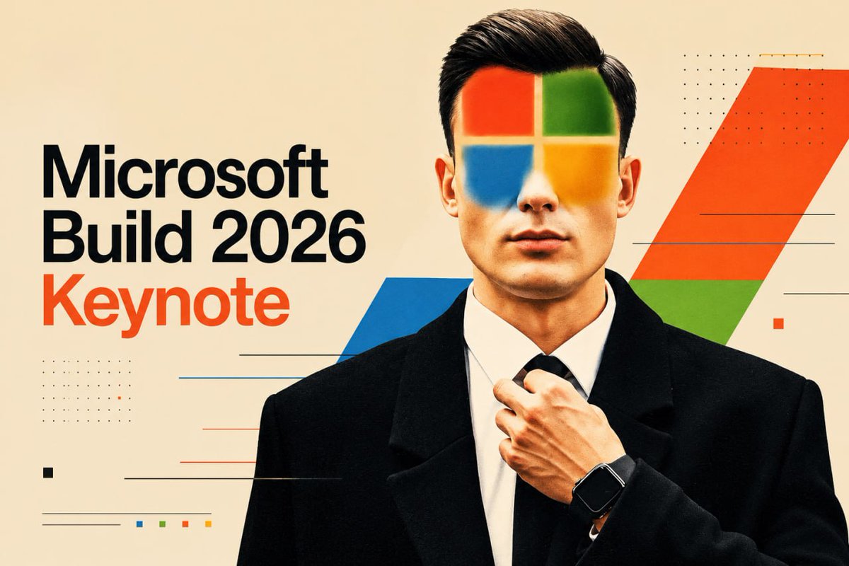 Machinelearrn's tweet photo. 📌 Кейноут первого дня Microsoft Build 2026

2 июня в Сан‑Франциско открылась (https://t.co/LD3Z7q5ist) ежегодная конференция для разработчиков Microsoft  Build 2026. Программный доклад провёл гендиректор компании Сатья Наделла, центральная тема - агентные системы.

На открытии выступили: глава Nvidia Дженсен Хуанг (по видеосвязи), гендиректор Qualcomm Кристиано Амон и создатель OpenClaw Питер Штайнбергер.

В первый день компания представила несколько групп продуктов и сервисов.

🟡Новые модели

Гендиректор Microsoft AI Мустафа Сулейман анонсировал (https://t.co/3lPRd97JYK) семейство из 7 новых моделей MAI для работы с изображениями, голосом, транскрипцией и кодом. 

Среди названных - MAI‑Thinking‑1 (https://t.co/u5ziK3fyIG) (ризонинг-модель, обученная без дистилляции с 35 млрд активных параметров и окном контекста 128K), MAI‑Code‑1-Flash (https://t.co/O95h6Wajdu) (заточена под GitHub и VS Code), а также MAI‑Image‑2.5 (https://t.co/8o9GOgDNxZ) и MAI‑-Voice-2 (https://t.co/N4i0UVioKq). 

🟡Агенты

Microsoft представила новую категорию Autopilots, всегда активных агентов с собственной идентичностью, работающих в фоне и действующих от имени пользователя. 

Первым стал Scout (https://t.co/oiloaDkk5G) - персональный ассистент в Windows, построенный на OpenClaw. Он работает с приложениями Microsoft 365 и предназначен для фоновых задач (ведение календаря, отчётности по расходам и подготовка писем).

Scout доступен в режиме превью для клиентов программы Frontier в США.

Также анонсирован Microsoft IQ, слой контекста для агентов (Work IQ, Fabric IQ, Web IQ), который станет общедоступным в GitHub Copilot, Foundry и Copilot Studio.

🟡Инструменты для разработчиков

Сообщили о запуске десктопного приложения GitHub Copilot (https://t.co/m9WbHOC2J7) (в режиме предварительного доступа), функции Frontier Tuning (https://t.co/mbYwbcRn9J) для дообучения агентов в рамках корпоративных требований (закрытый превью), а также Project Rayfin (https://t.co/Eve2J815C8) - управляемого бэкенда на платформе Microsoft Fabric. 

Windows получает функции для разработчиков: набор Coreutils (Linux-подобные утилиты командной строки, работающие в Windows 11 нативно), создание и запуск Linux-контейнеров через WSL и новый Intelligent Terminal, передающий контекст ИИ-агенту.

Отдельно показали платформу Project Solara для устройств, которые работают на ИИ‑агентах. Microsoft показала два референс‑дизайна (настольный хаб с распознаванием лица и носимый бейдж с камерой и расшифровкой разговоров).

🟡Облако и инфраструктура

Анонсировали виртуальные машины Azure Cobalt 200 (https://t.co/yyN6myYDMM) (сказали о приросте производительности на 50%), ускоритель второго поколения Maia 200, базу данных Azure HorizonDB (https://t.co/KCEuP131Pf) на основе PostgreSQL, а также Foundry Local на Azure Local для развёртывания суверенного ИИ. 

🟡Квантовые вычисления и медицина 

Спустя год после чипа Majorana 1 Наделла представил Majorana 2 (https://t.co/UQ1MSSKdu8) - следующее поколение, компания заявляет о кубитах примерно в 1000 раз точнее за счёт нового материала на основе свинца и о цели создать квантовый компьютер к 2029 году.

На второй, заключительный день конференции, ожидаются технические сессии и демонстрации по агентам, Copilot, Azure Foundry и локальному ИИ в Windows.

#news #ai #ml