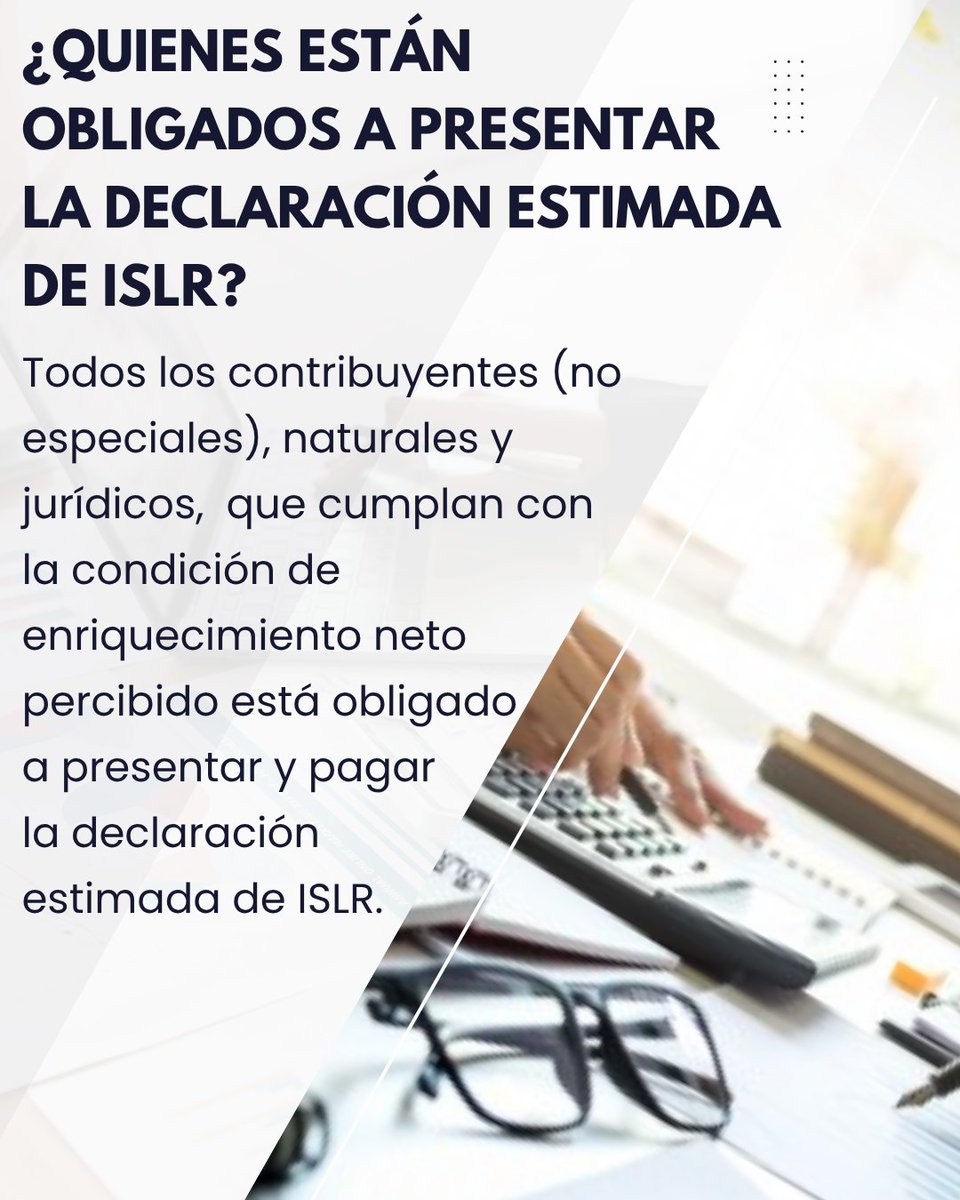 Contadorinsular's tweet photo. La Declaración Estimada de ISLR es un anticipo que alivia la carga del impuesto definitivo al final del ejercicio.

https://t.co/hN9L7TUSZs

#declaracionestimadaderentas #islrestimado #contadorespublicosenmargarita #serviciocontableenporlamar #porlamar https://t.co/RlfwuIPu1M