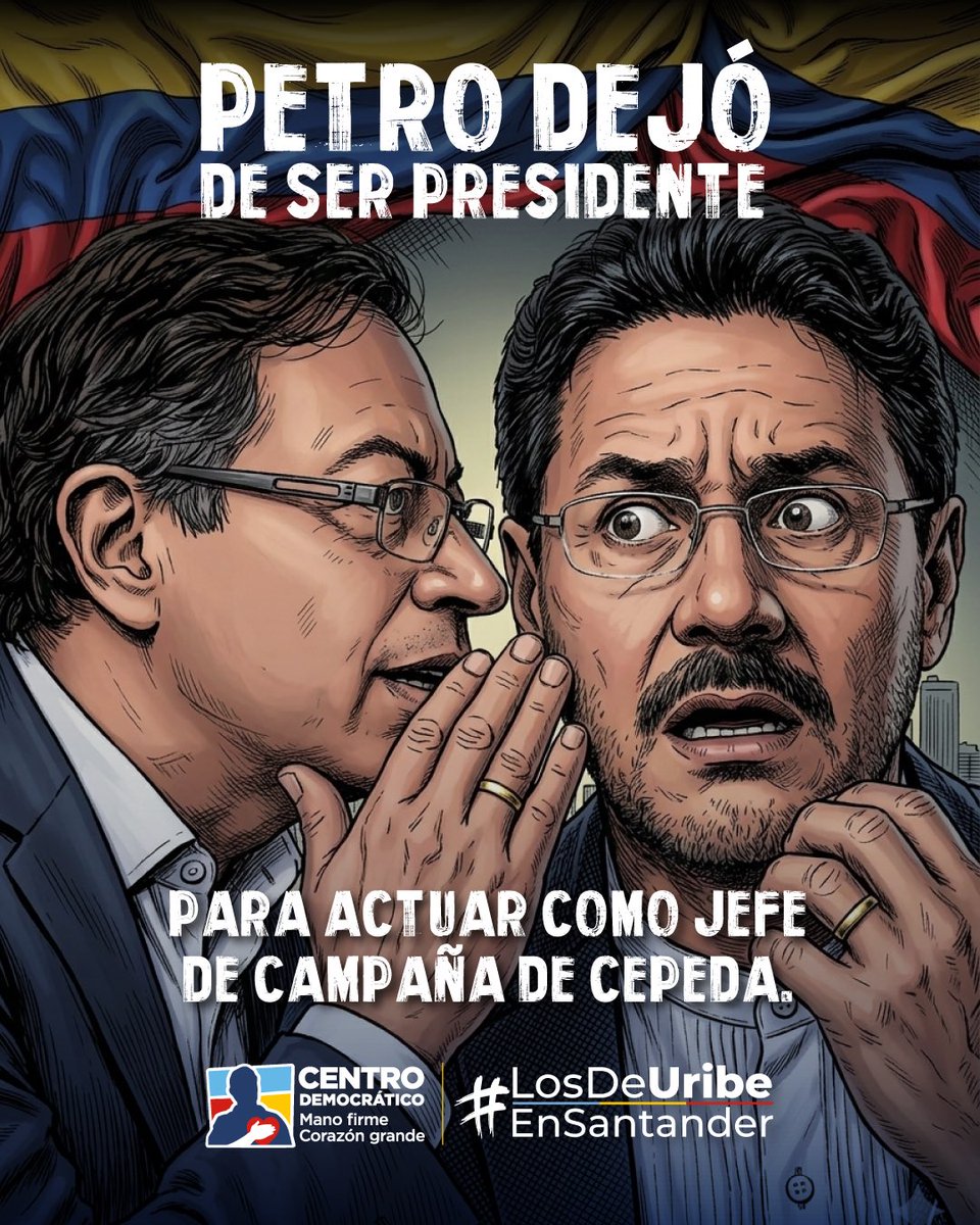 OscarVillamiz's tweet photo. Petro ya no actúa como presidente; actúa como jefe de campaña de Cepeda. Hablan de fraude, algoritmos y conspiraciones… pero los números los desmienten: 99,94 % de coincidencia entre preconteo y escrutinio.

Buenos para mentir y malos para gobernar. https://t.co/hMgVhNJQDz
