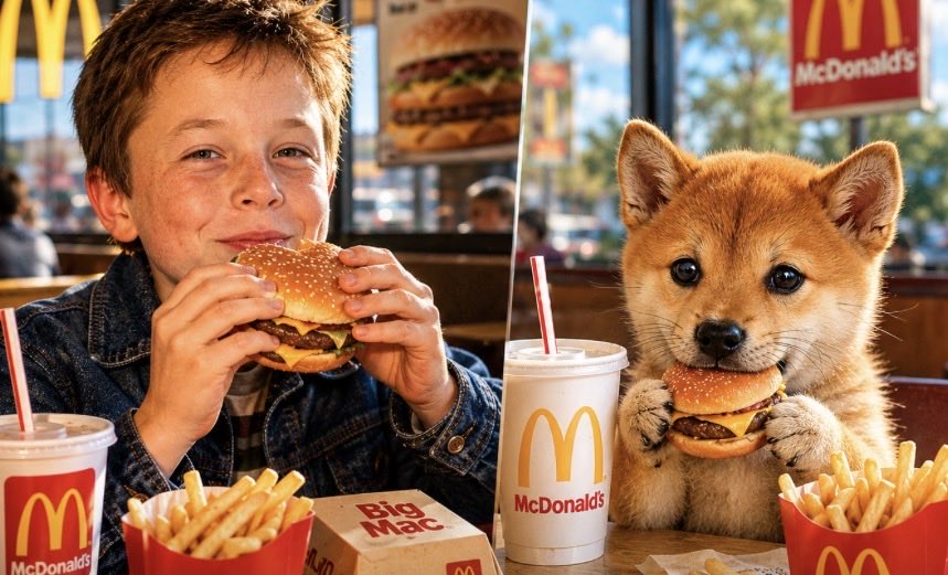 TAG6523's tweet photo. We grew up together.
solana:9fQdMbjsYg7vNjnXULwzdmoCS4napNoWya5Zf7YAfhaa @elonmusk @McDonalds https://t.co/8KspkEAfpF