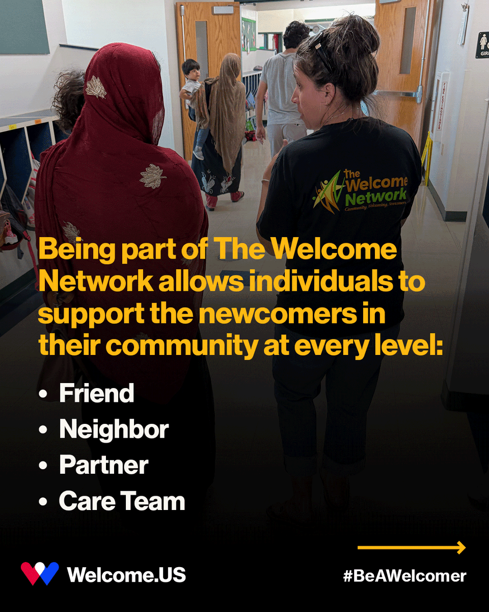 welcomeus's tweet photo. In the small town of West Bend, Wisconsin, The Welcome Network is rewriting the script on what it means to welcome newcomers. 📍

From their direct support and a model of biblical hospitality, The Welcome Network exemplifies what it means to welcome.
🔗 https://t.co/HrTdehETzD 

#BeAWelcomer #CommunityDevelopment