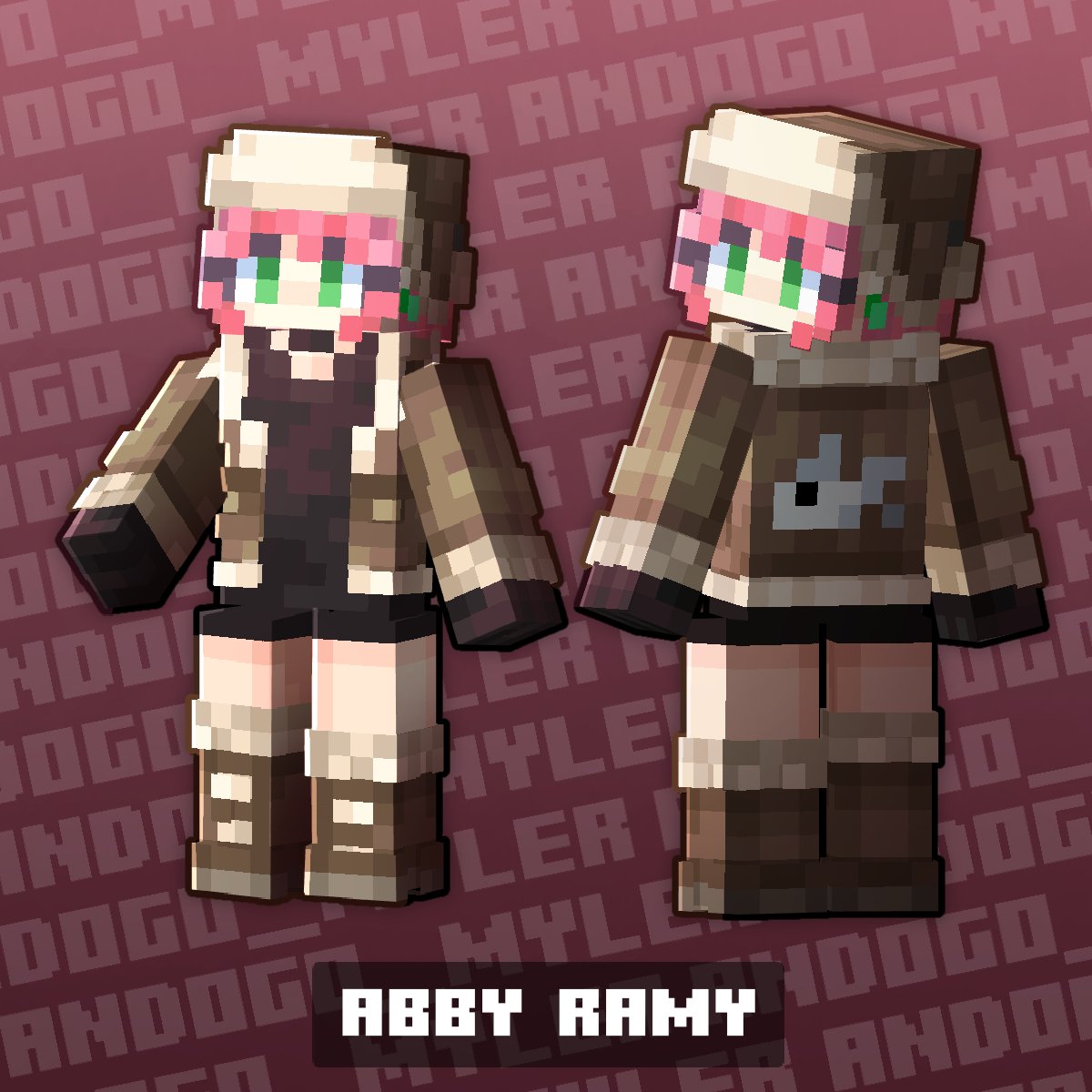 AndogoS52748's tweet photo. Skin commissions available for just $15 
1/55
 @cmlcreators #commission #opencomission #MinecraftSkin https://t.co/tBnuma0j9I
