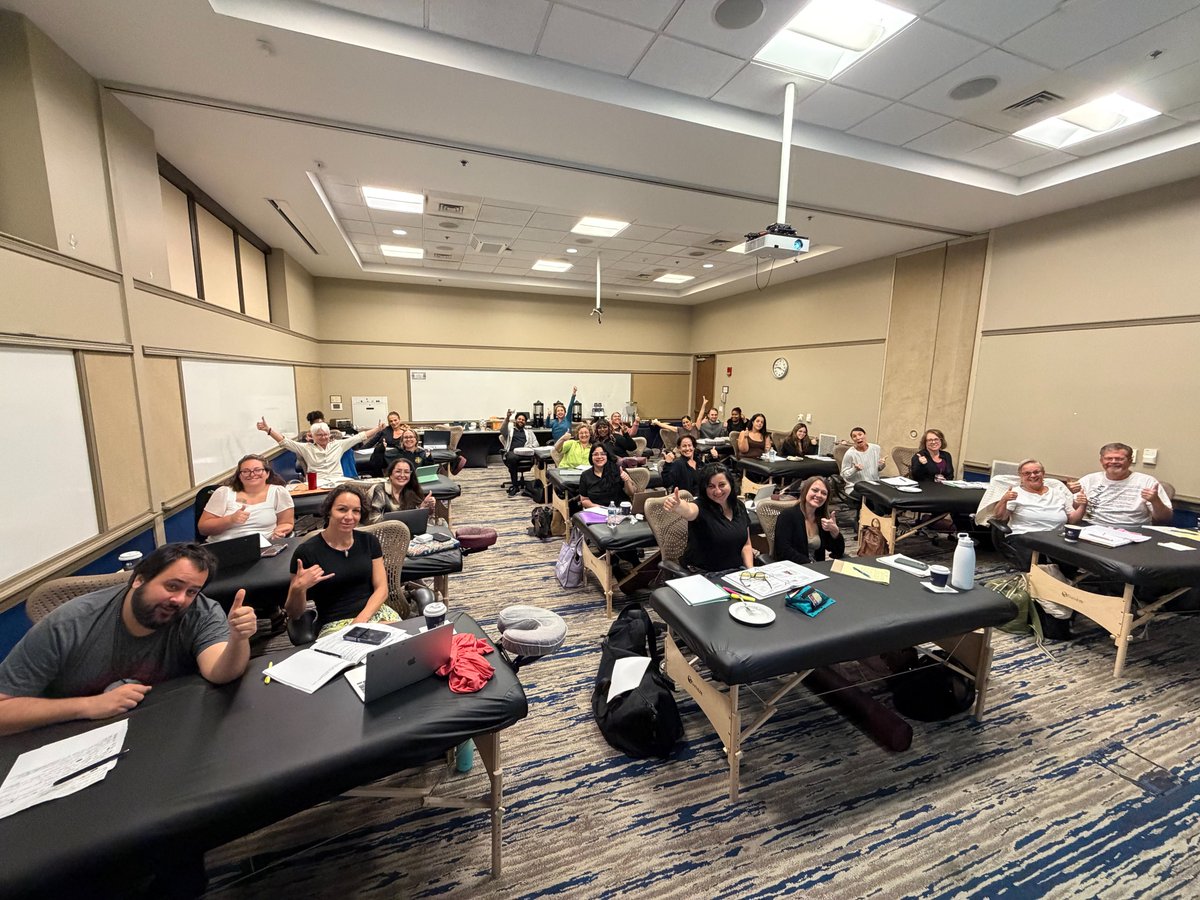 ACOLSFlorida's tweet photo. Swipe → From quiet tables to a full room of future lymphatic pros. https://t.co/S41EJvnJDw