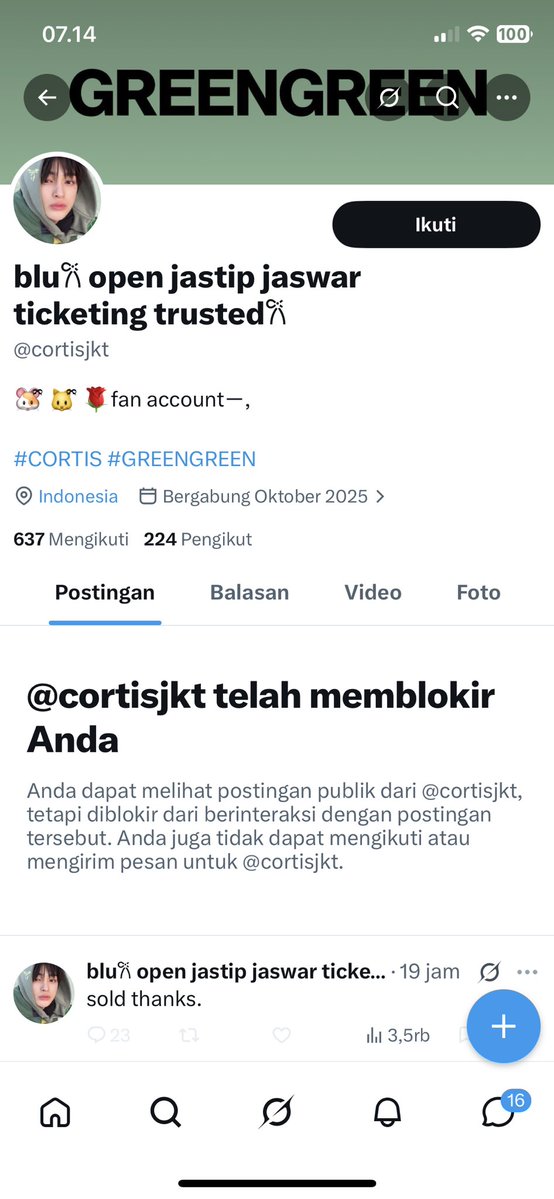 oyleew6_'s tweet photo. @twinsmeal aku di blok anjirr sama tu setann https://t.co/rgLqo0MpX0