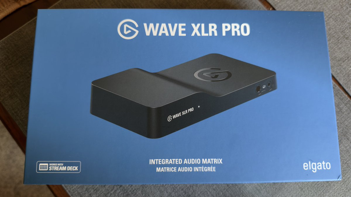 Kanected's tweet photo. It has arrived….

@elgato Wave XLR Pro https://t.co/wyzG8pE7hL