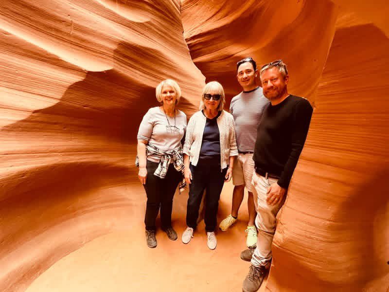 reephambird's tweet photo. @acorncarver I went in 2024. Amazing, other worldly place. Our guide had a picture of a mountain lion where we are standing in this picture. Still don’t know if it was genuine! https://t.co/gryshM32Fq