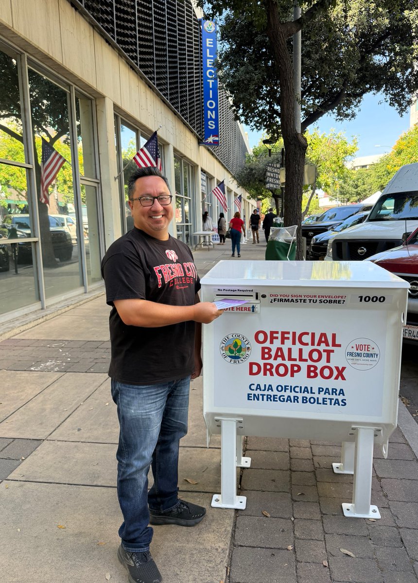 RobFuentesCA's tweet photo. Today, I’m humbled to cast my ballot. Change begins here, at the local level, one ballot at a time, one neighborhood at a time.

When I finished law school 11 years ago, I returned to Fresno to serve the community that raised me. It’s been the honor of my life to serve the city of my birth. Regardless of tonight’s results, that service will continue. 

As I’ve said before, this city has so much potential, and we’ve only unlocked a small piece of it. With our community as a partner, I’m ready to break that potential wide open. 

Thank you to every single person who’s walked with us on this journey. Onward.
