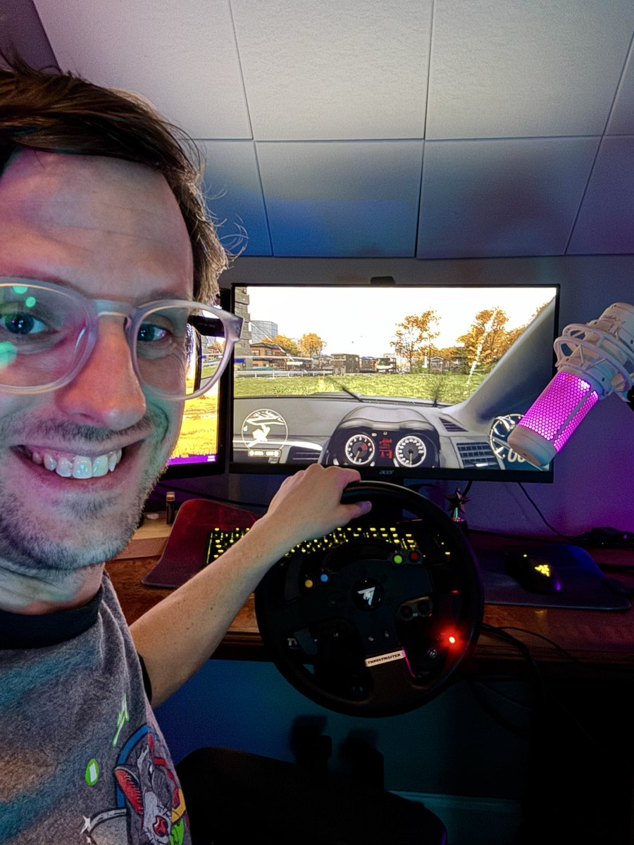 HelloPresto's tweet photo. Back behind the wheel for more Forza Horizon 6! Tonight we push for the Gold wristband. 

Convoy is open, come race with me!

https://t.co/DsOdGeqtCj
#ForzaHorizon6 https://t.co/Fb6mk4EFUI