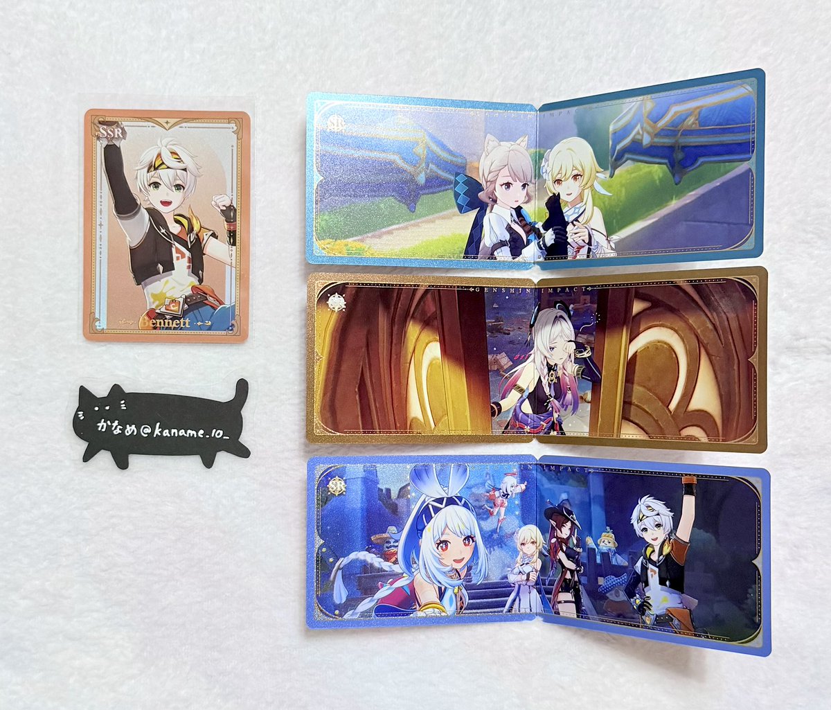 kaname_10_'s tweet photo. 【交換】原神 流光行記 コレクションカード カード

譲〉画像1~3

求〉画像4

ツイフィの日程で手渡し、郵送
検索からでもお声掛けください https://t.co/7FRcjO6QjZ