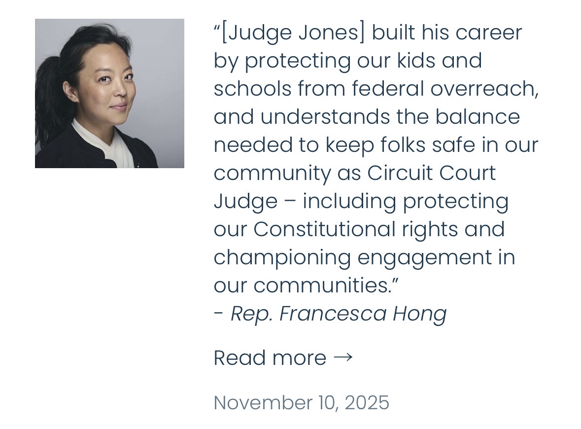 actuallyBG's tweet photo. This can't possibly be a conflict of interest, right?

Francesca Hong endorsed the judge who will decide the fate of her $30k credit card debt in his election two months ago https://t.co/9nDnmLUPNz