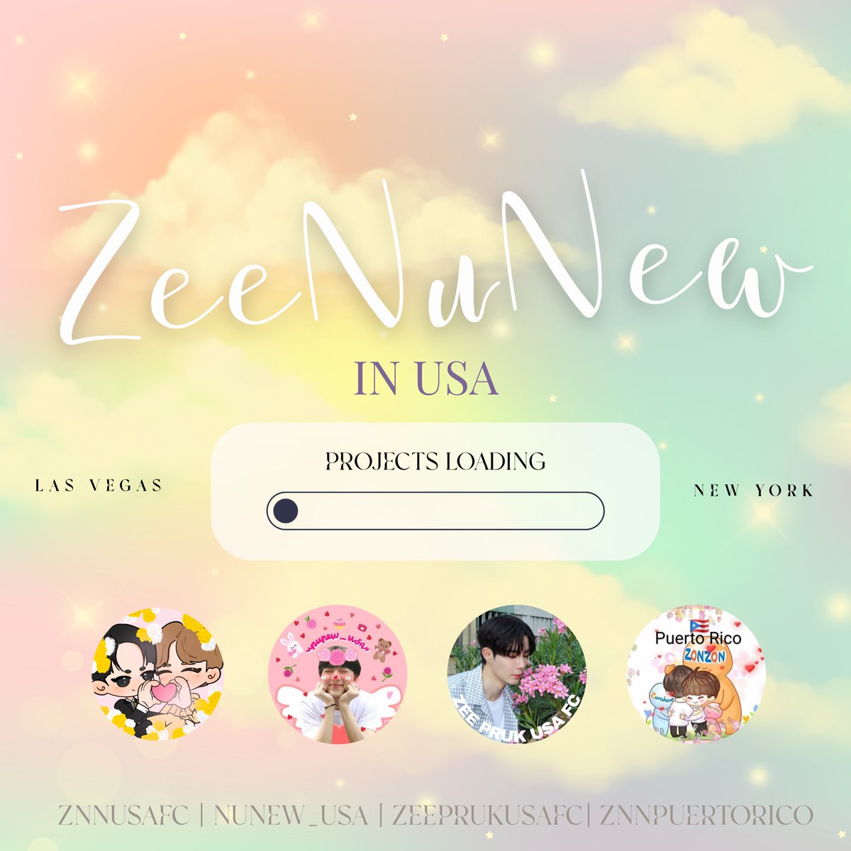 ZeePrukUSAFC's tweet photo. We are happy to welcome #ZeeNuNew back to the USA! 🇺🇸

Promoter @heykohai has confirmed Zee Pruk and NuNew Chawarin will be visiting Las Vegas on September 4 and New York City on September 6.

#ZeeNuNewinUSA
#ZeeNuNew #ZeePruk #Zunshine
#NanaNu #ZonZon #ซนซน https://t.co/c4Y6pNVGds