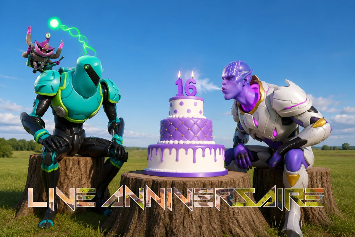 dodogorgon's tweet photo. 🎂ALERTE🎂

Demain LIVE spécial sur @Fortnite pour l'anniversaire de @_SeanHopper_ on va tenter le record de victoire a la suite sur Blitz Royale !🪐
Il y'aura aussi des maps de créatif et des invités surprises alors on vous donne RDV demain soir sur @Twitch🎥 https://t.co/F9TvujphF4