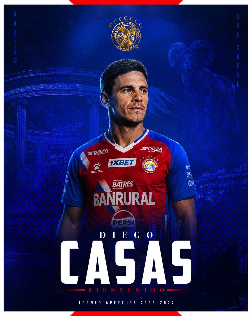escenario100's tweet photo. 🐐⚽ ¡Oficial! Diego Casas es el nuevo delantero de Xelajú MC . 

Aquí la nota ⬇️⬇️⬇️

https://t.co/s1OKC6KO63 https://t.co/xOedoFgjQz