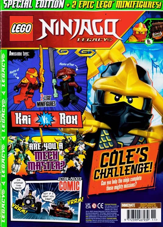 Drix_Forbidden5's tweet photo. @Draco720 🐝//Unrelated but, since (I assume) you live in France, do you know if the ninjago legacy magazine with Kai and Rox has already been released there? https://t.co/2AoPQksQ7c