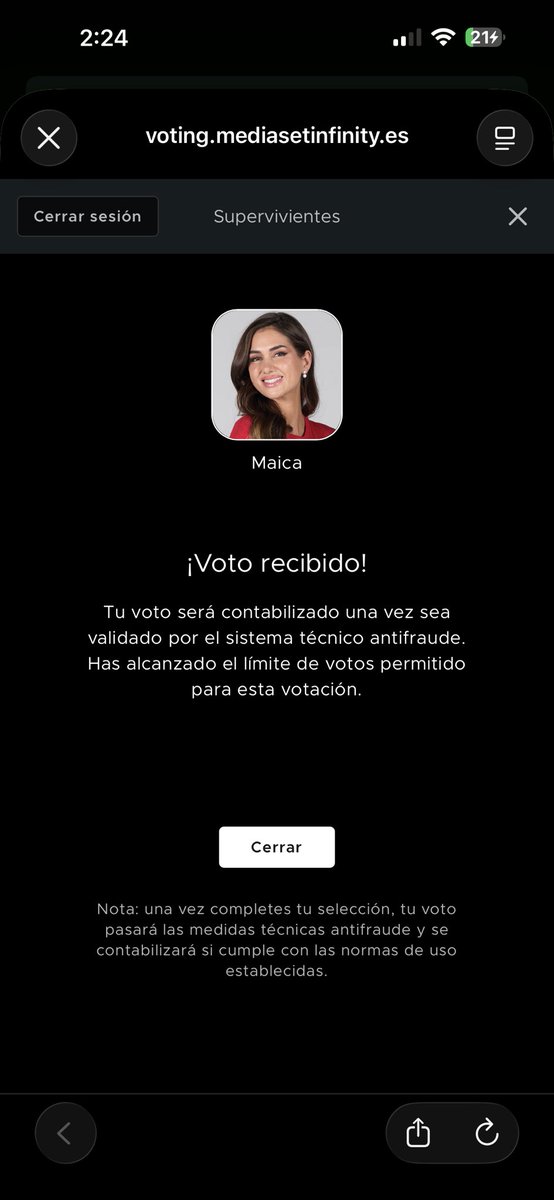 evaleriacd's tweet photo. Adiós Claudia por fin  #TierraDeNadie13 https://t.co/U74f00dOYH