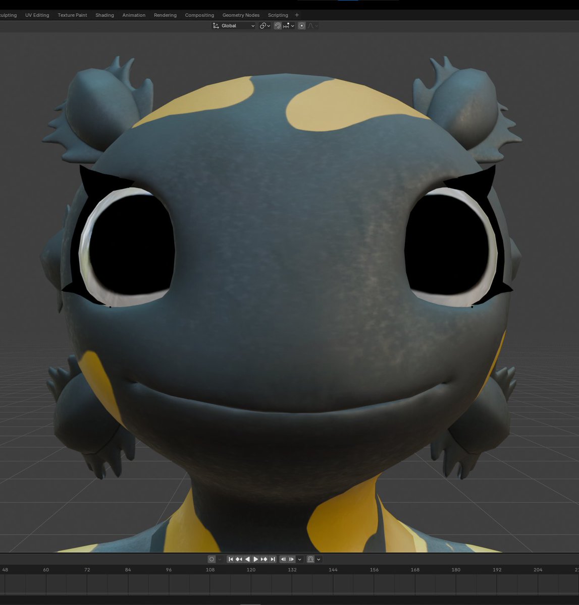 FuelFireFF's tweet photo. @woke_cat69 Reminds me of that time two months ago where I was fucking around in Blender trying to model my character/skin idea lmao https://t.co/2j9YwV7cbA