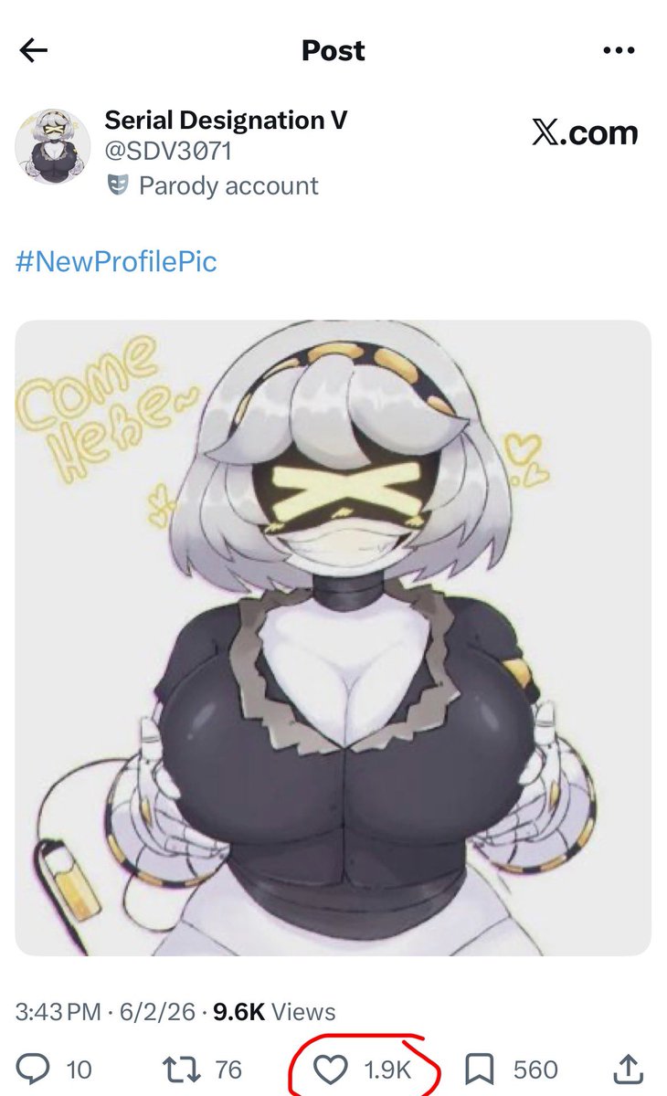 Maid V tweet media