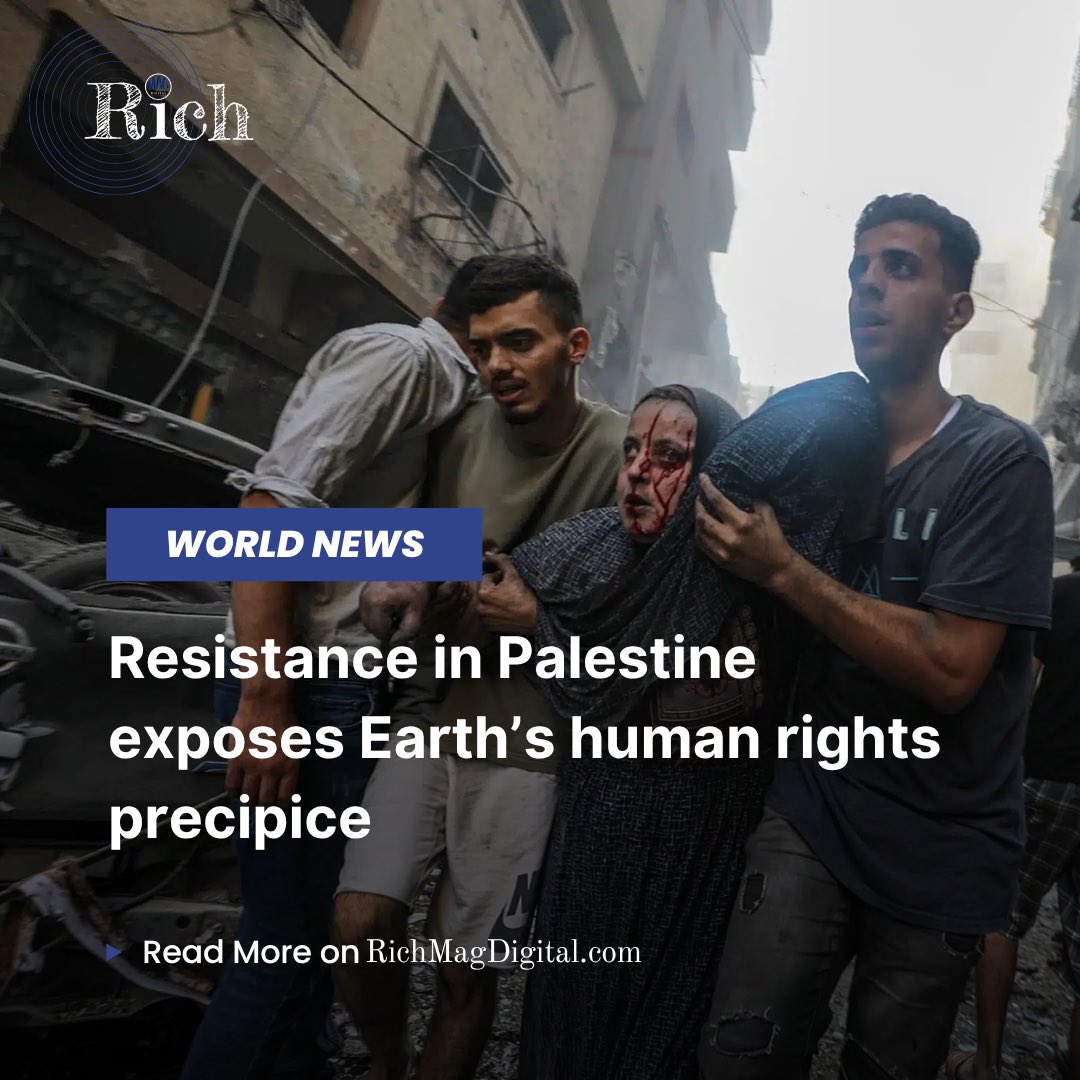 RichMagDigital's tweet photo. “Divided human systems, authorized by the people governed by them, establish and perpetuate a global cycle of human-sanctioned abuse, including the killing of over 77,000 Palestinian people by Israel.” - By: Shayler Richmond #RichMag #HumanRights https://t.co/CdT1qw2e5U