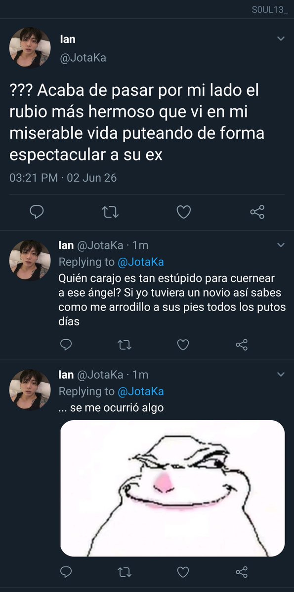S0UL13_'s tweet photo. Serendipia .ᐟ #Kookminau 

Jk necesita un prometido para escapar del matrimonio que su padre homofóbico arregló para él. 

Jm está borracho, despechado y muy enojado como para rechazar a ese desconocido guapo que le promete un diamante más grande que el pene de su ex. https://t.co/KHjKVwGpfW