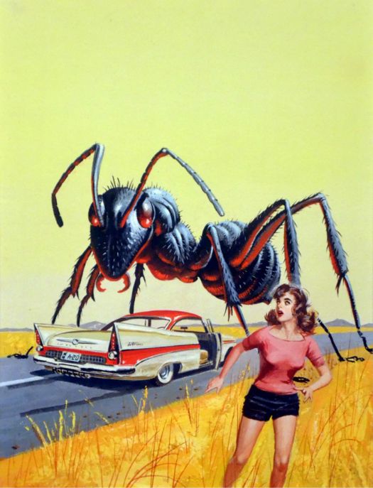 caldmurchfield's tweet photo. #WhileOnTheRoad Take an alternate route if the highway signs are flashing warnings about giant ants ahead. https://t.co/TwP3zqeTE5