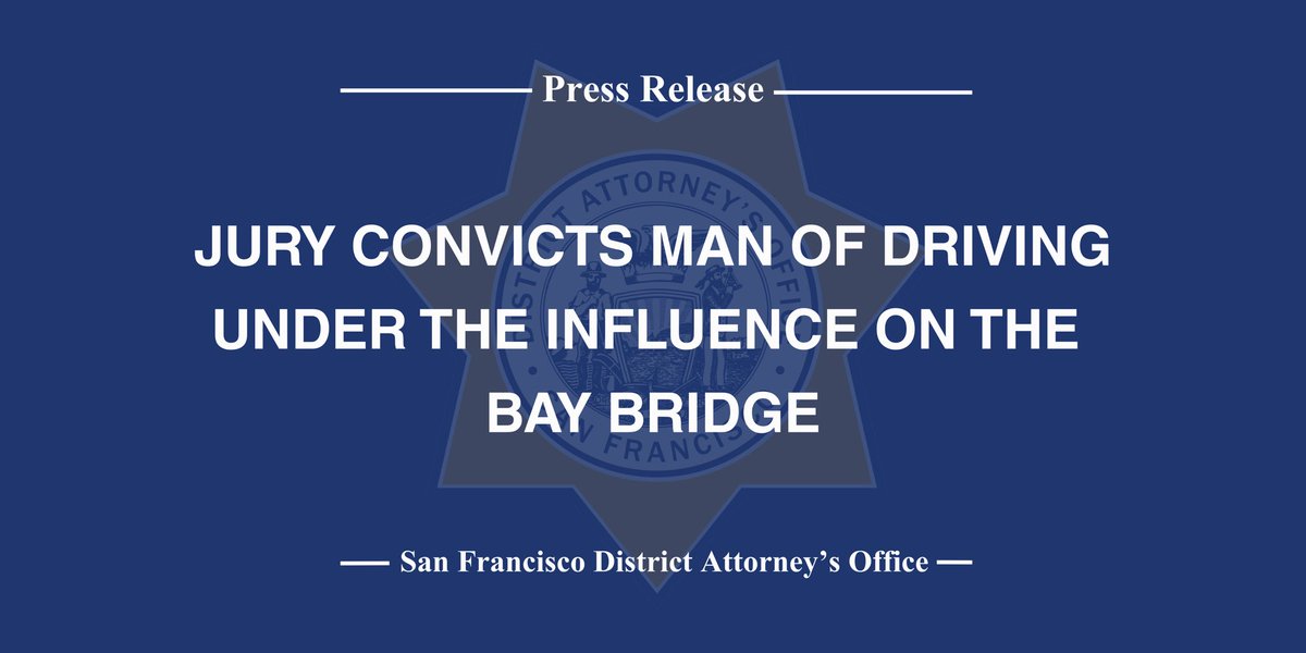SFDAOffice's tweet photo. 1/ SFDA @BrookeJenkinsSF announced today that her office secured a conviction of Chi Chung Stephen Cho, after a trial by jury for driving under the influence on the Bay Bridge westbound near Yerba Buena Tunnel. https://t.co/KUNDOE94wZ