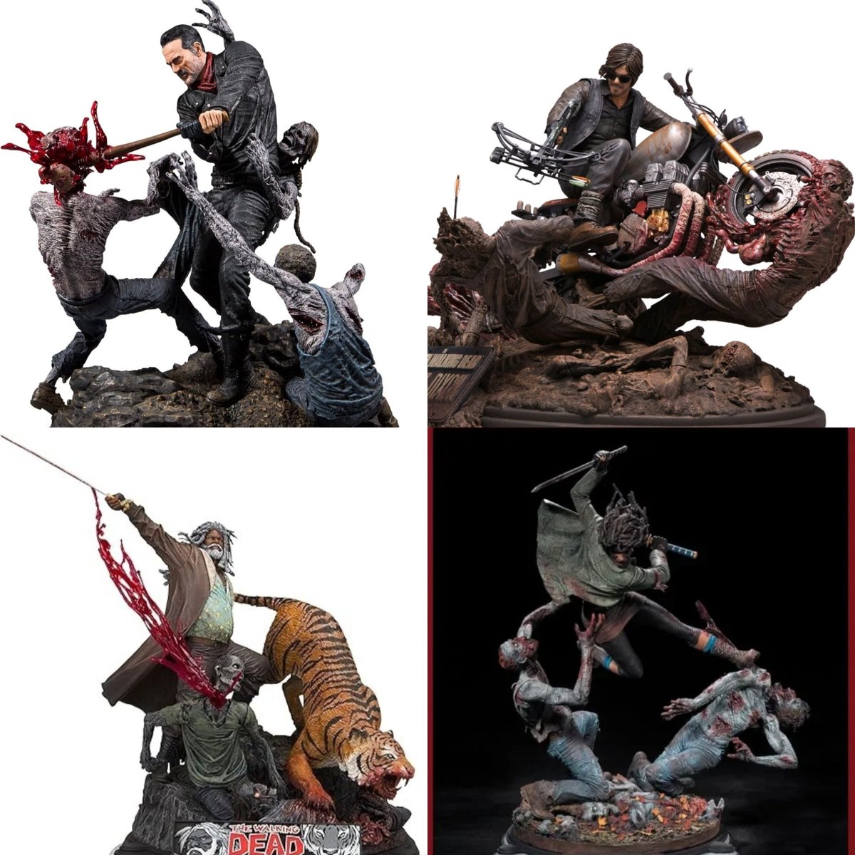 ComicsStatues's tweet photo. We listed some of the The Walking Dead statues from the McFarlane Toys Signature Collection, and here are some of the last survivors. Get them while you can!

#twd #thewalkingdead #mcfarlanetoys #comicstatues https://t.co/b2wvna0YHJ