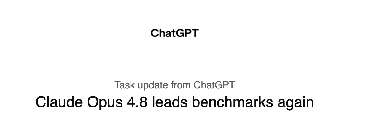 timhulse's tweet photo. I love the daily pulse from ChatGPT.
It's certainly honest! https://t.co/K1ove8lo3R