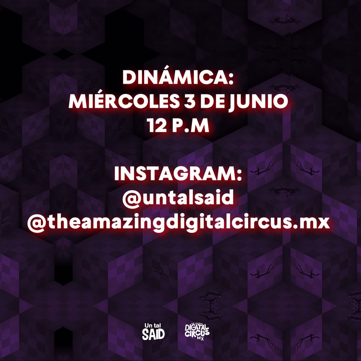 ElTalSaid's tweet photo. Querida comunidad, sabemos que su apoyo es mutuo y para celebrar el final de The Amazing Digital Circus llega a los cines vamos a celebrarlo con @MasQueCineLatam
 y @Cinepolis.🎪🍿

Tenemos pases dobles para la función especial en CDMX, ¿Qué tan fan eres?

Mañana hay dinámica. 🎟️ https://t.co/EuBA4Dda6Y