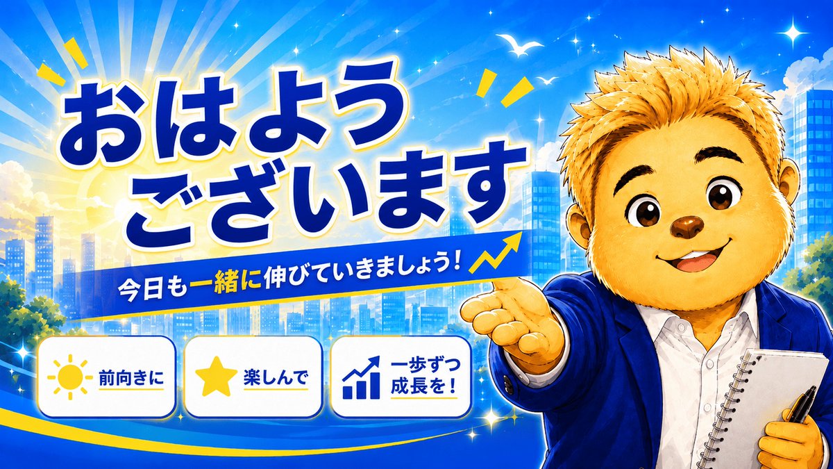 trend_kakaricho's tweet photo. おはようございます☀️

Xは一気に伸ばすより、
毎日止めないことが大事。
1投稿。
1リプ。
1いいね。
1交流。

今日も小さな行動を積み上げて、
X仲間を増やしていきましょう🔥 https://t.co/FcuHURHw0U
