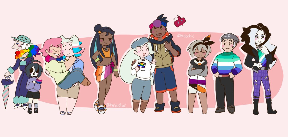 pasochic's tweet photo. #Pokemon
Hola feliz mes del orgullo ^^❤️🧡💛💚💙💜

Los quiero a todos 💚💚💚 https://t.co/SjsAvbubWn