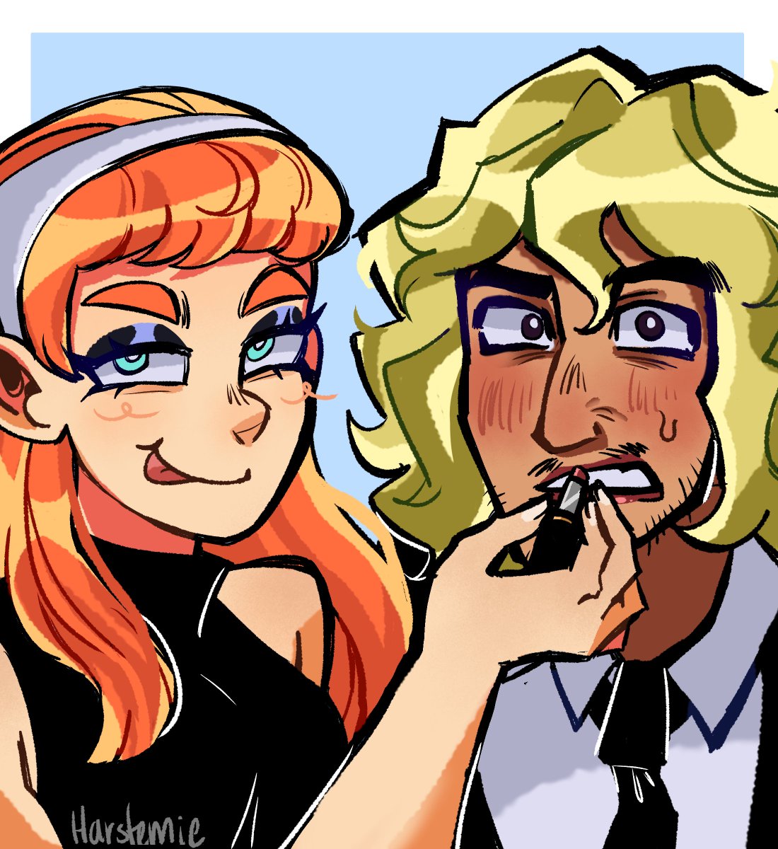 Harstemic_'s tweet photo. more examples of my work so far :)!!!
#couple #yumeship #ocxcanon #fanarts #artmoots https://t.co/fWowKFXYYx
