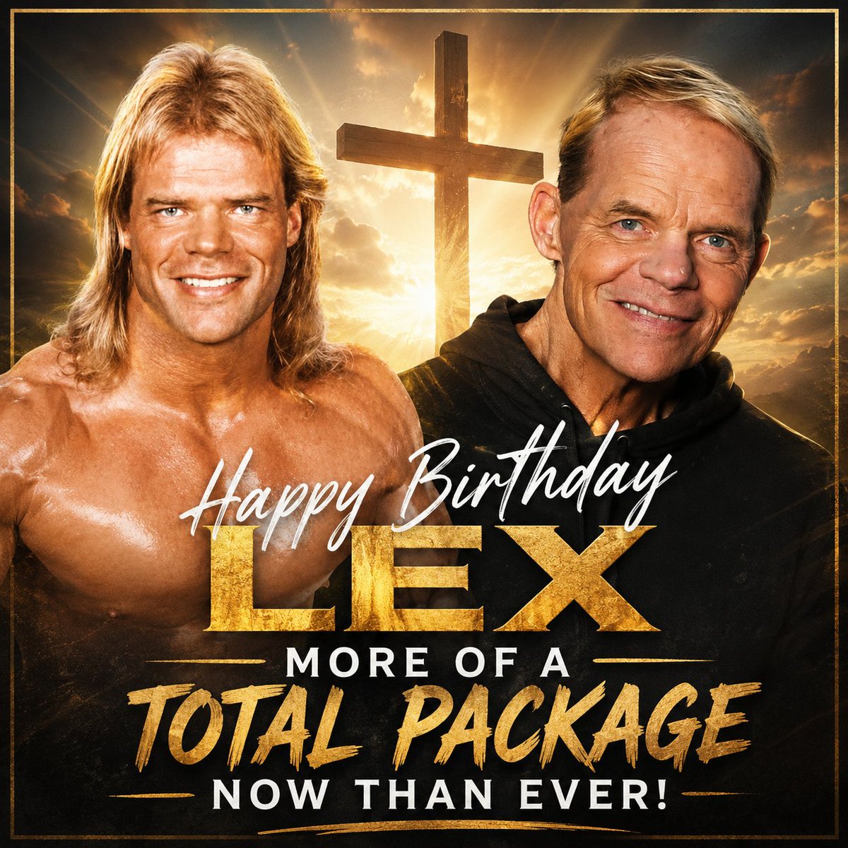 DoppelStinger's tweet photo. @GenuineLexLuger Happy birthday Total Package AKA Flexy Lexy. 💪🦂🦂 https://t.co/7WAyddLhsk