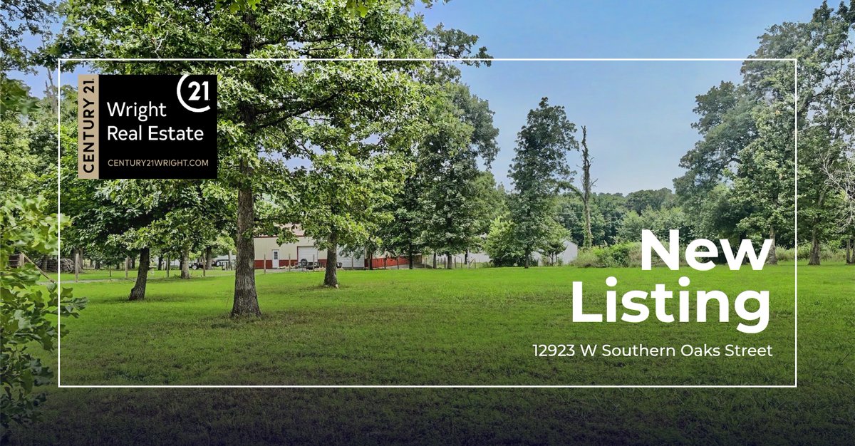 c21wrightok's tweet photo. 📍 New Listing 📍 Take a look at this fantastic new property that just hit the market located at 12923 W Southern Oaks Street in Tahlequah. Reach out here or at (918) 931-8676 for more information

#C21wright 🥇 #TopAgents #RealEsta... https://t.co/qjHkyKhDk4 https://t.co/GdPmtd8TYT