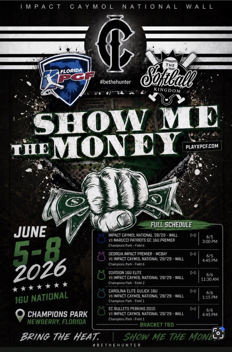 ArionaGentry's tweet photo. Our schedule for SMTM! Coaches, I would love for you to come out and watch my team and I play. Let’s Goooo!🥎
@icnationalwall @tcwall45 @RaeganWall24 @RecruitMatador @MSPtakeover @SBRRetweets @SoftballDown @CoastRecruits @gobigrecruiting @PrepSoftball @D1Softball @TOP_D1RECRUITS @5StarEliteSB @NextPitch_SB @SoftbalAmerica @softballhype @TerryGe51450360