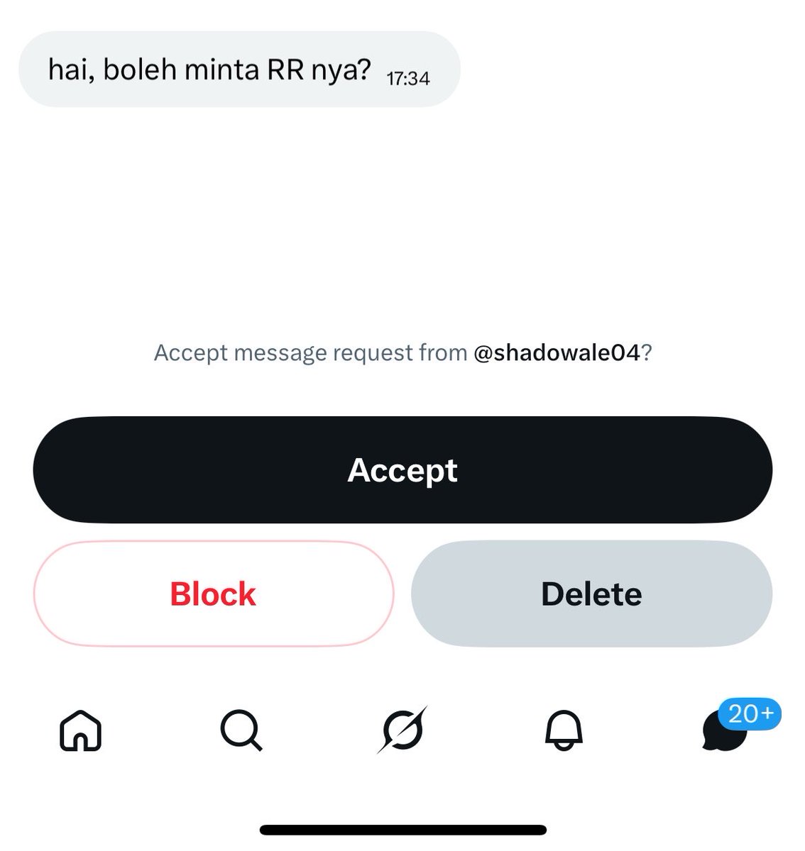 cczieey's tweet photo. the amount of men who randomly dm women asking things like

“ada rr kak?” // etc

needs to be studied.

serius deh, kalian tu baca bio/ cek acc nya dulu ga si?

kalau di bio ga ada info apa-apa, ga ada indication dia jualan, ga ada mention soal 0pen, rr, atau hal-hal sejenisnya, kenapa langsung asumsi ke sana?

not every woman on this app is for sale.

dan kl setiap kali liat cewe yang pakai baju terbuka atau post foto dirinya sendiri kalian langsung mikir “berapa tarifnya?”, that’s honestly a you problem.

literasi dulu sebelum lancang masuk dm orang
(dm kaya gini tu sering gue becandain,
tp mw gue becandain lg takut jd salah faham zzz)