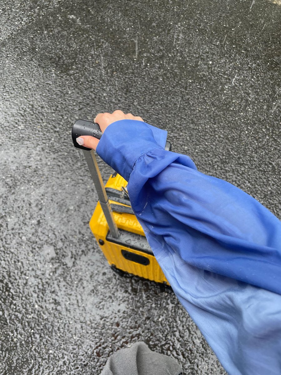 iris_chitose's tweet photo. おはようございます！
週の真ん中、すいようび☔️🌀

本日は仙台出張です

🚄( '-'🚄 )ﾋﾞｭｰﾝ

あまりにも濡れていて新幹線に乗るのが恥ずかしいです‥

#企業公式相互フォロー
#企業公式が毎朝地元の天気を言い合う https://t.co/lQycZenQ6a
