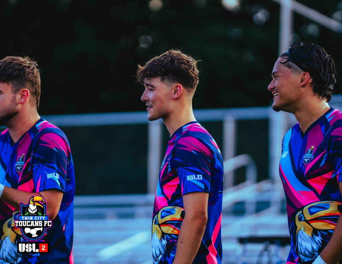 ToucansFC's tweet photo. Saturday was all smiles 😊 

📸 Cash Deleon 

#TwinCityToucans #USL2 #Bryan #CollegeStation #soccer https://t.co/WsVF0AOob2