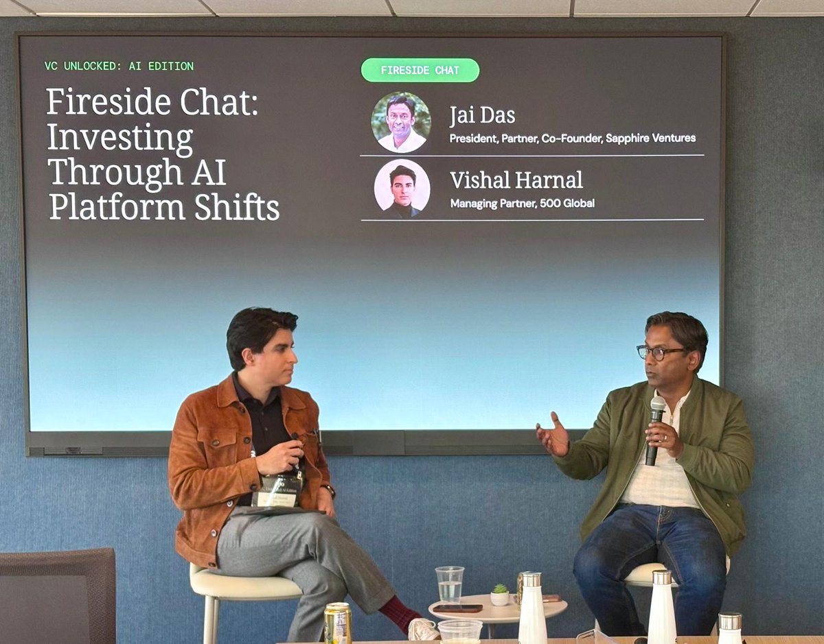 vcunlocked's tweet photo. Jai Das of @SapphireVC touched on an interesting point at #VCUnlocked — AGI may not come from text-only models. Human intelligence is built on movement and embodied experience, not just language. https://t.co/8f7RjbZVtq