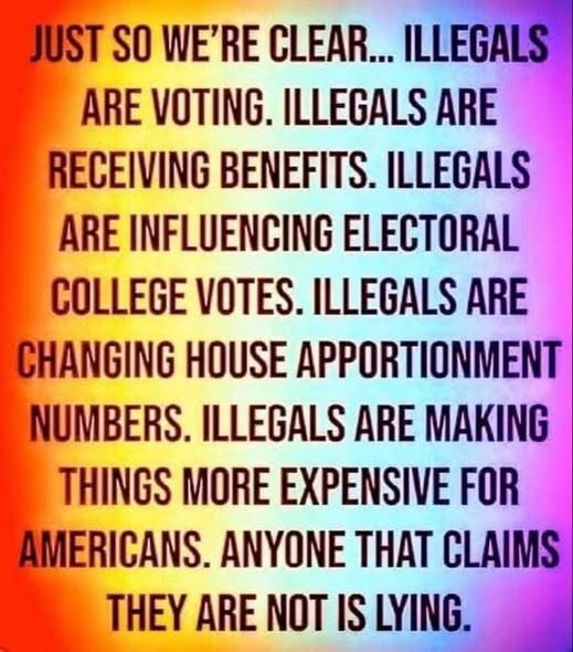 RYboating's tweet photo. That is why they all must be deported! 😉
It was all by design! 

Everything will get better for Americans once this happens. 

▶️More housing
▶️Smaller classrooms
▶️Less fraud
▶️Less crowded ERs
▶️More jobs 
▶️Less crime

Let's get this done! https://t.co/iGpgIKhgTj