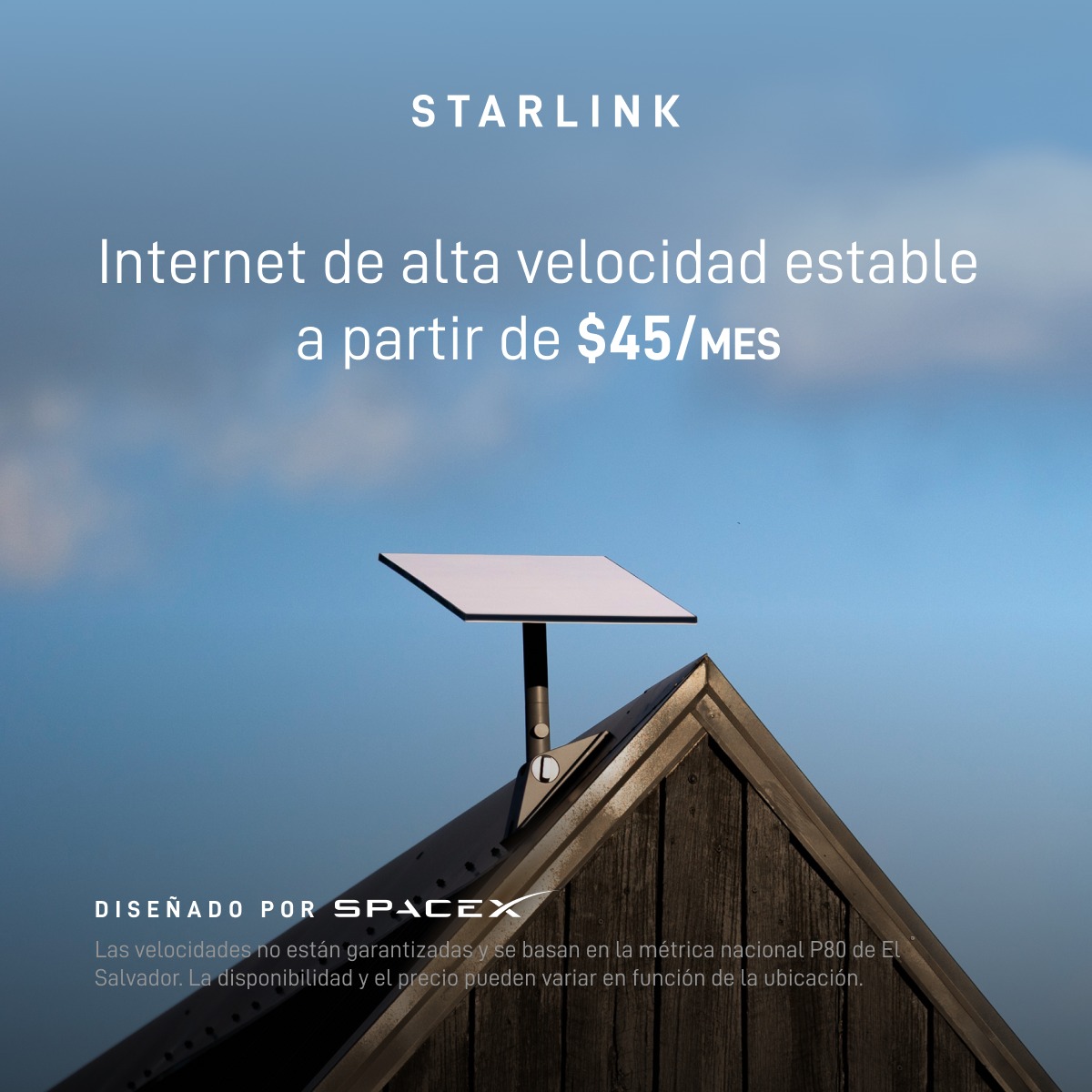 Starlink's tweet photo. Disfrute de una conexión a internet rápida y estable para streaming, videollamadas, juegos en línea y más.

Realice su pedido en línea en pocos minutos.
