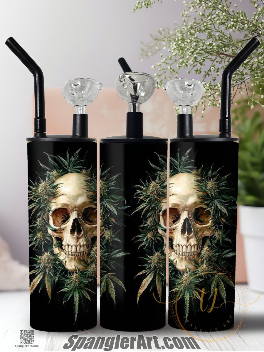 ArtSpangler's tweet photo. Elevate your smoking experience with this striking Pot Skull Bong. Featuring a bold skull design that makes a statement, this piece combines artistic flair with functional performance. The durable construction ensures reliable use, while the smooth water filtration delivers cool, filtered hits every time. Perfect for collectors and enthusiasts who appreciate unique, eye-catching glassware. A conversation starter that doesn't compromise on quality.
20oz Double walled Stainless Steel bong / Hookah.
You can only get this in our store.
Link will be in the comments.
Please feel free to share, We would appreciate it greatly.
#tumbler #spanglerart #spangler #genX #marijuana #pot #bong #skull