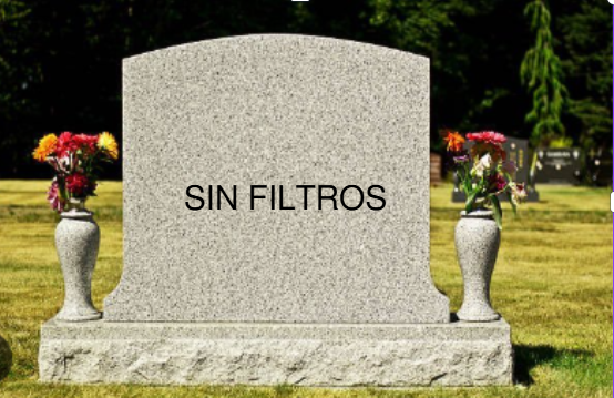Iherreraa's tweet photo. Lamentamos comunicar el sensible fallecimiento del programa Sin Filtros.  Sus funerales se están realizando en este momento https://t.co/FvEvQx2NVg