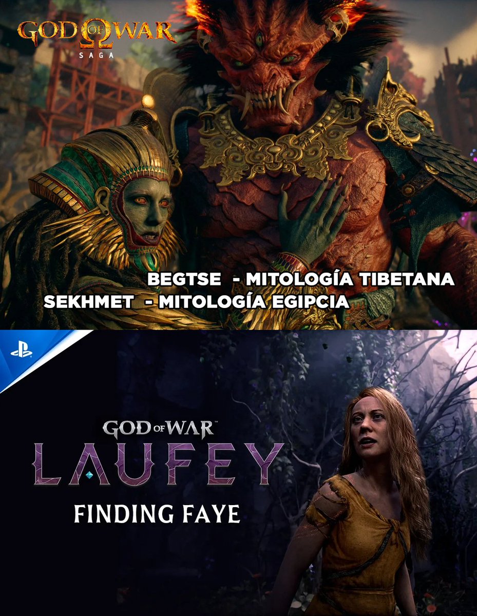 gutierrez_oz's tweet photo. DIOSES DE LA GUERRA EN LA SAGA GOD OF WAR.  😍 #Godofwar #stateofplay #playstation #Laufey #Kratos #playstation5 #MITOLOGIA #Godofwar2026 https://t.co/IgnuWBeyVX