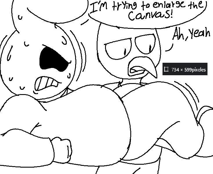 MackyPie1's tweet photo. Enlarging the canvas https://t.co/0KkKmKdpGg